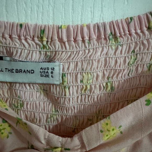 Faithfull the Brand Pink Yellow and green Floral dress - Picture 4 of 14